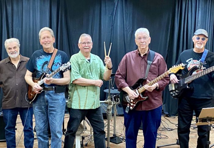 Phil on Guitar with Last Ride Band